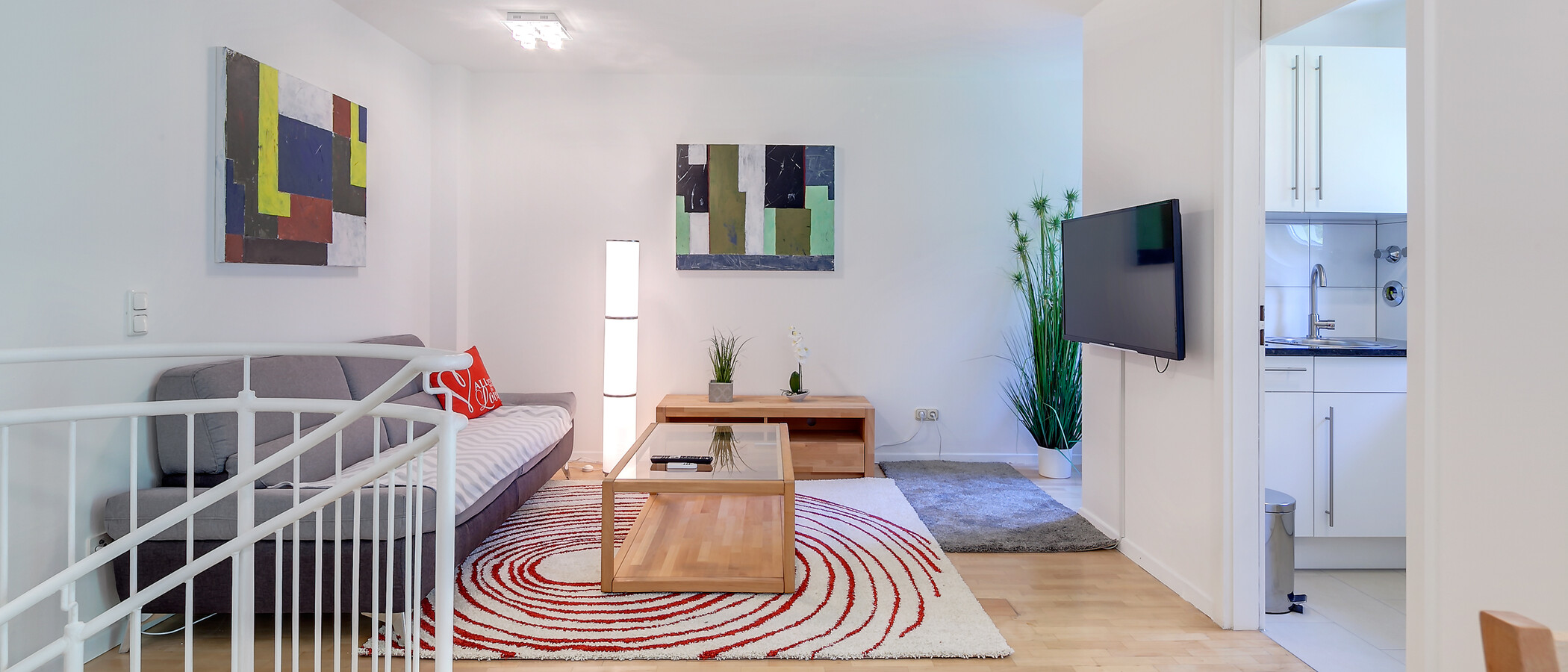 квартира München Milbertshofen 01 гостиная 10158
