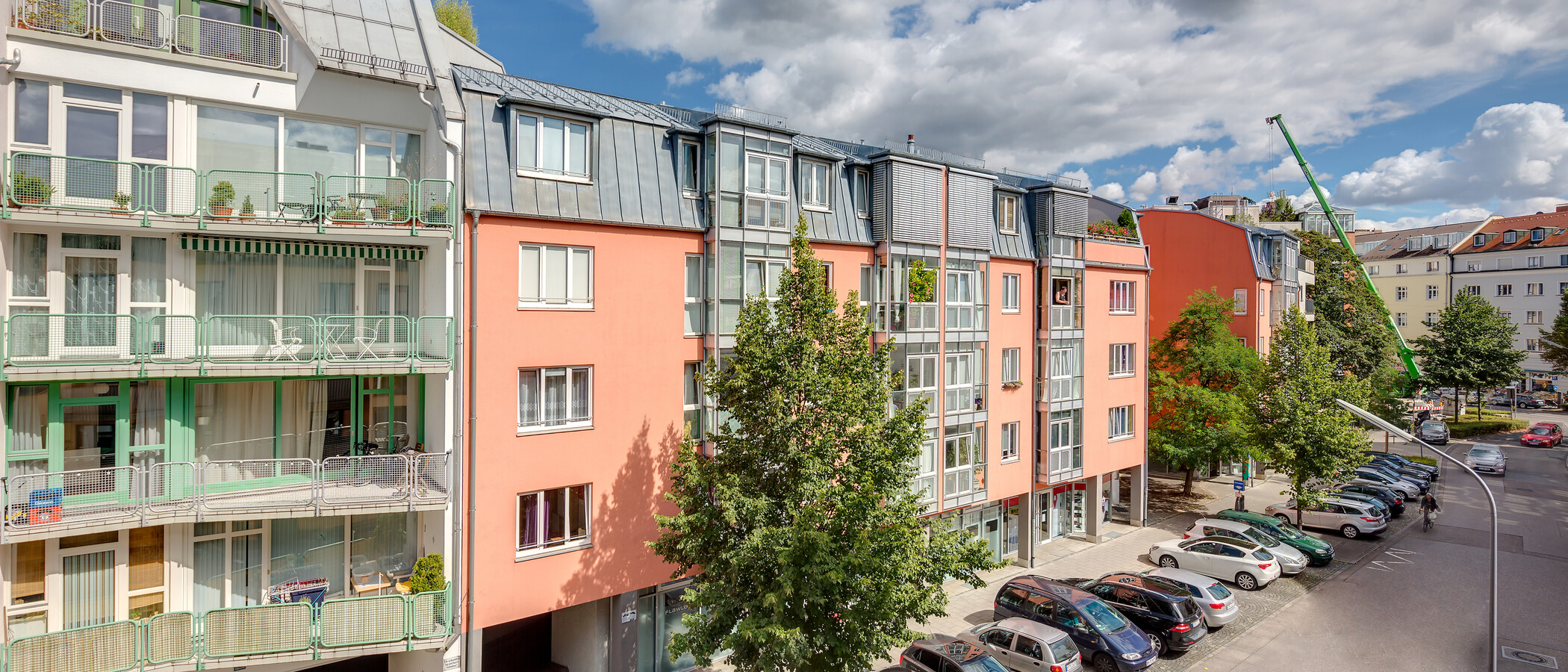 квартира München Schwabing-West (rund um den Hohenzollernplatz) 02 вид из окна 10172