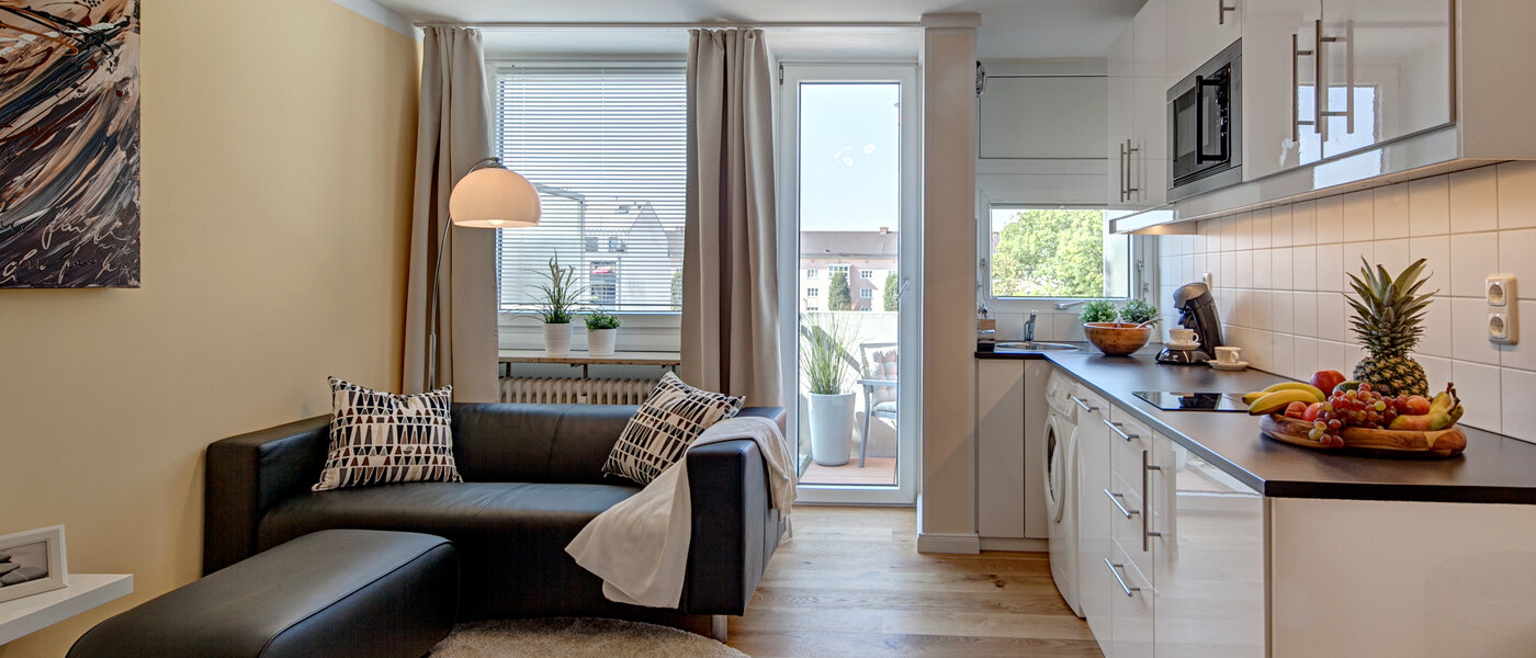 квартира München Neuhausen 01 гостиная 10177