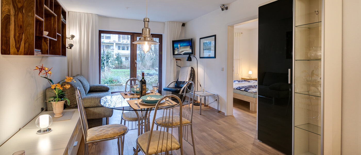 квартира München Nymphenburg-Gern 02 гостиная 10196