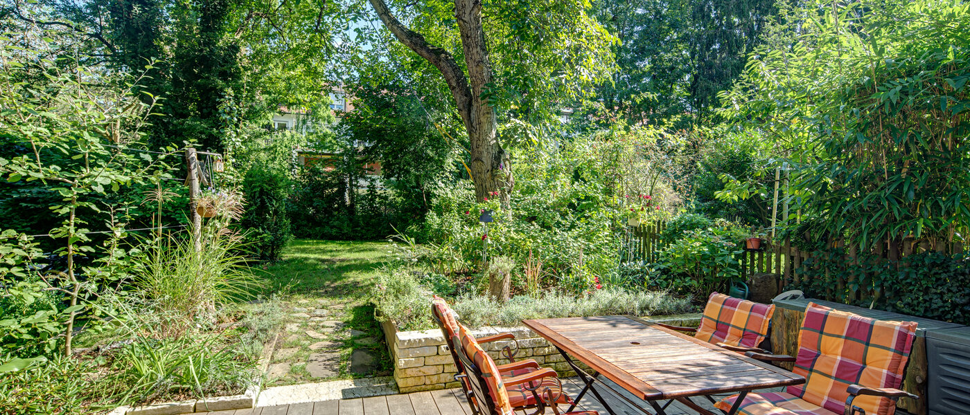 квартира München Nymphenburg-Gern 01 сад 10196