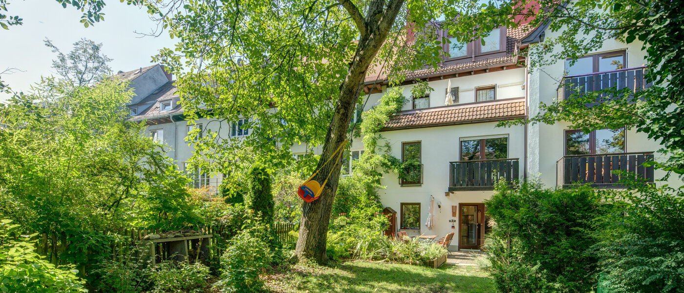 квартира München Nymphenburg-Gern 02 сад 10196