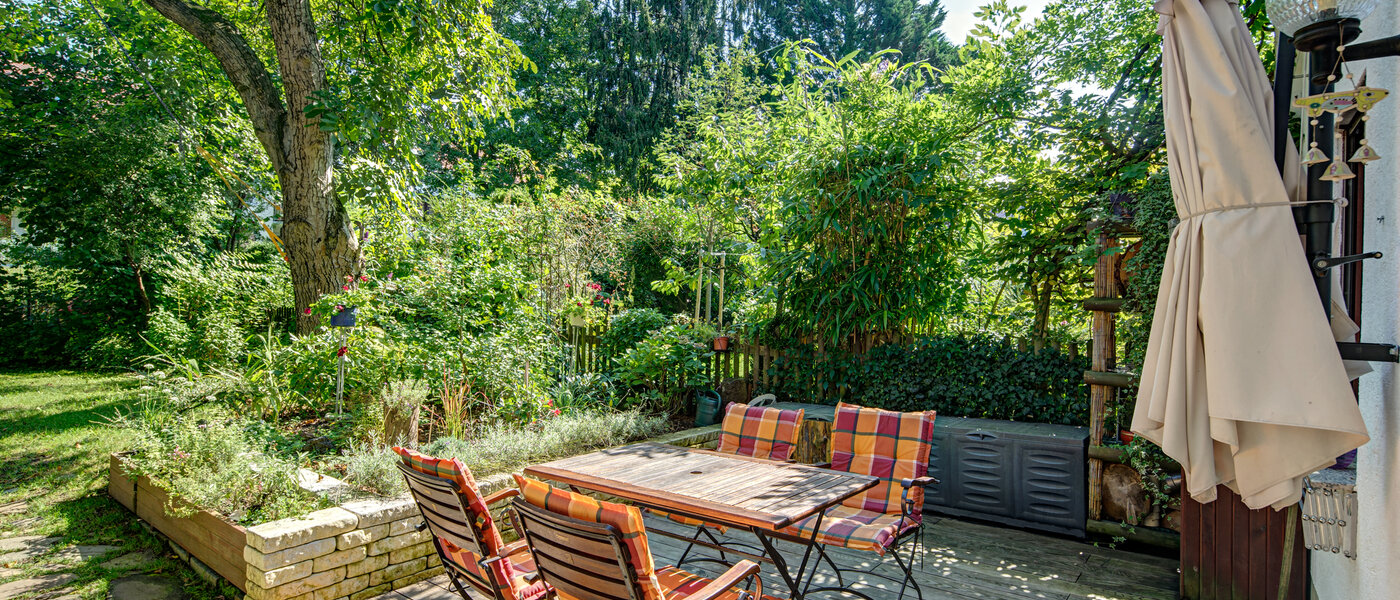 квартира München Nymphenburg-Gern 02 терраса 10196