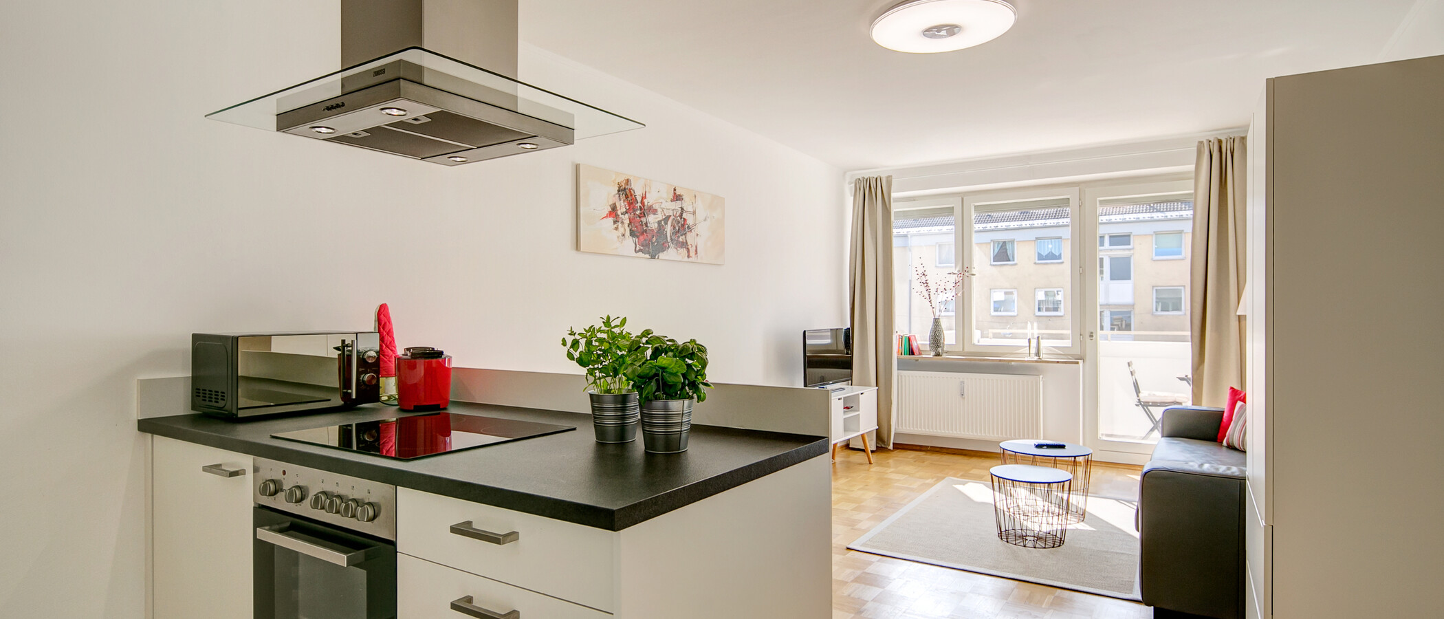 квартира München Obergiesing 03 кухня 10202
