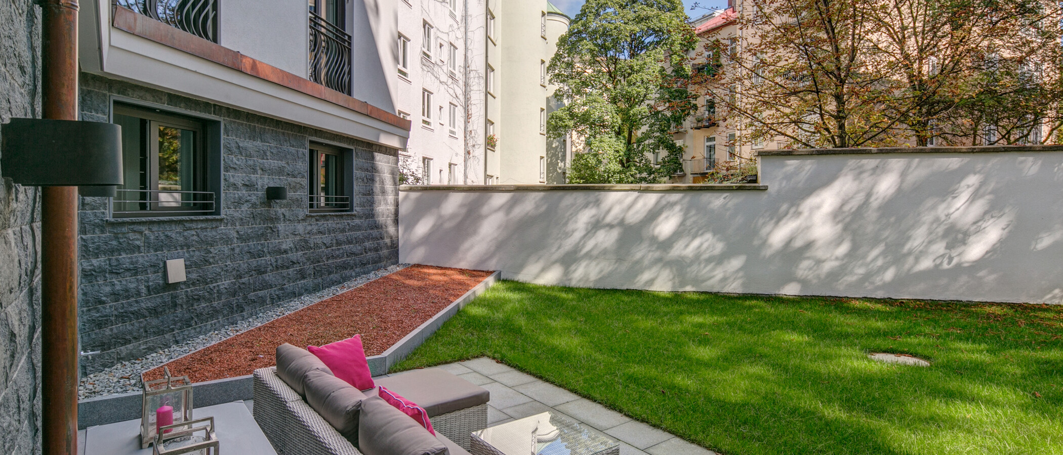 квартира München Lehel 01 сад 10209