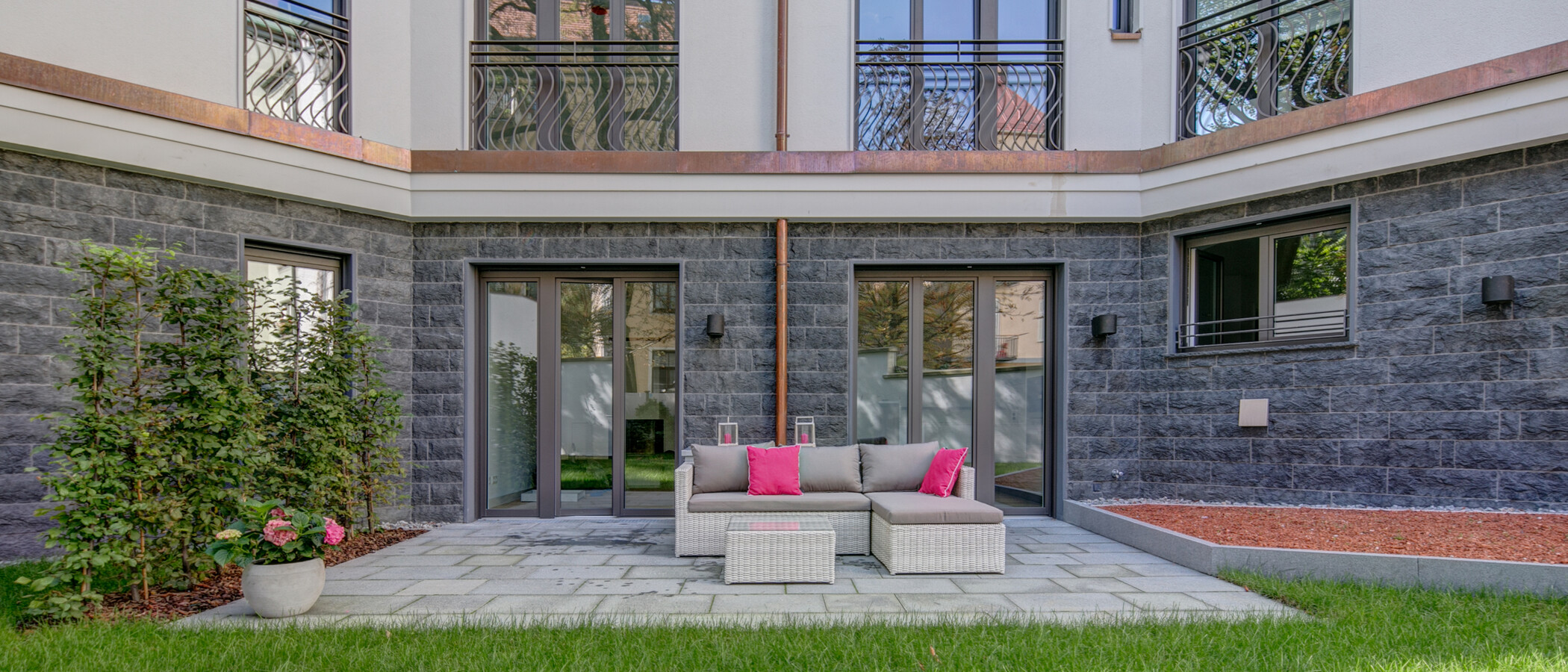 квартира München Lehel 01 терраса 10209