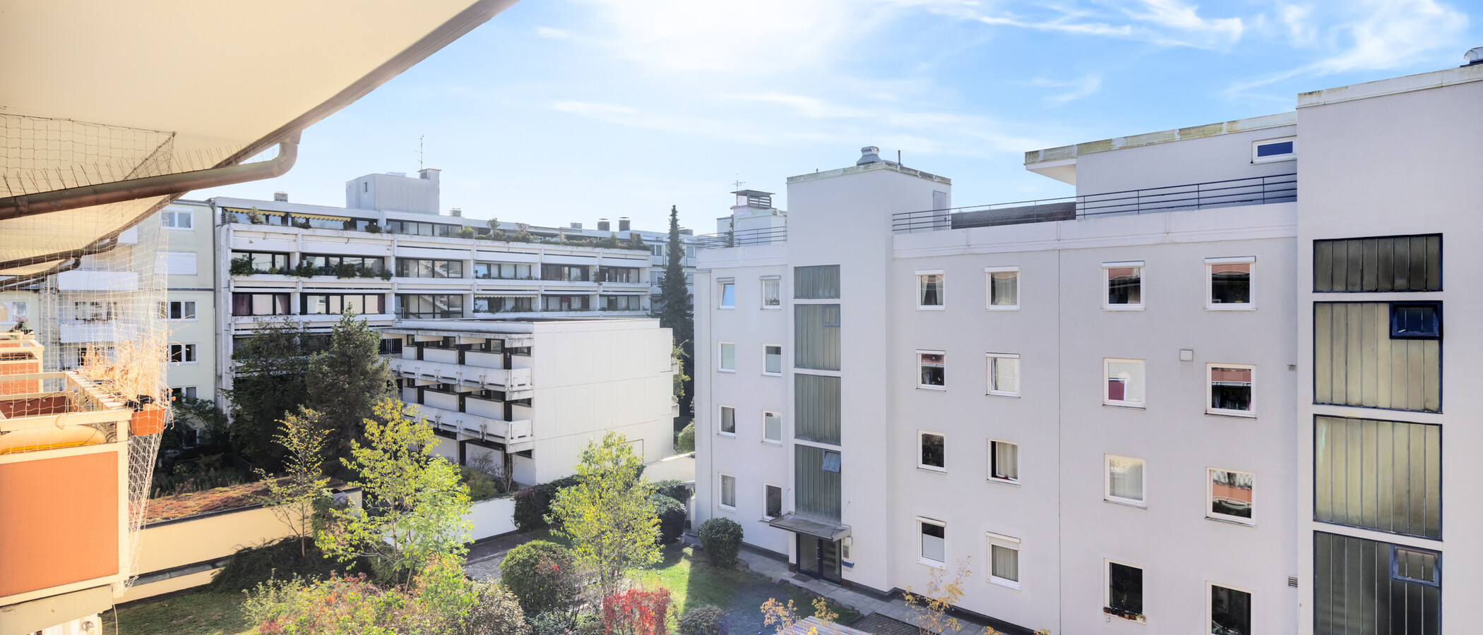 квартира München Schwabing-West (rund um den Hohenzollernplatz) 01 вид из окна 10210