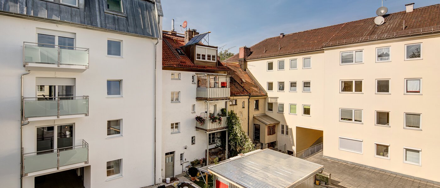 квартира München Moosach 03 вид из окна 10242