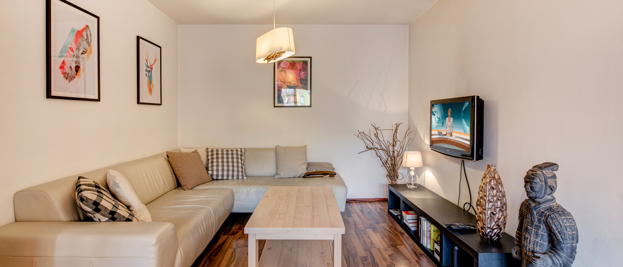 квартира München Parkstadt Schwabing 01 гостиная 10278