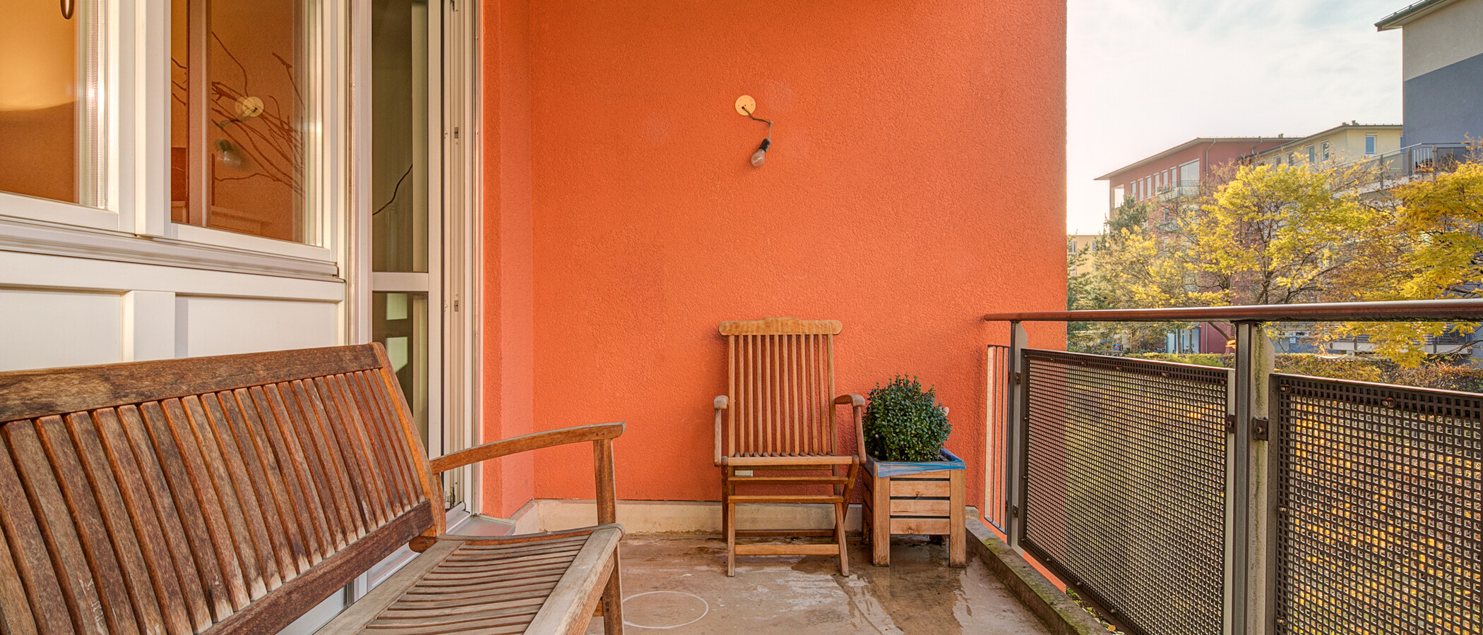 квартира München Parkstadt Schwabing 01 балкон 10278