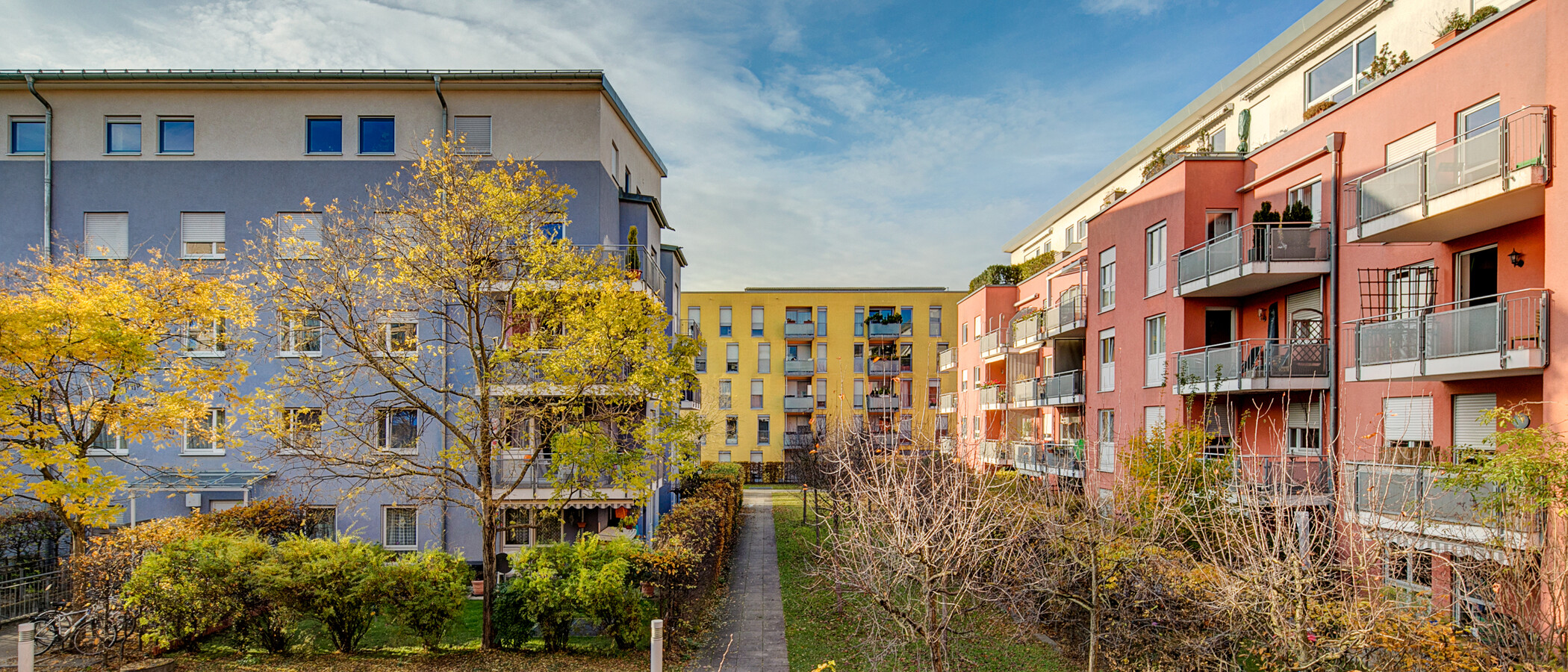 квартира München Parkstadt Schwabing 01 вид из окна 10278