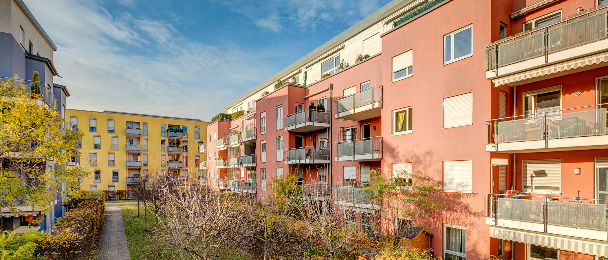 квартира München Parkstadt Schwabing 02 вид из окна 10278
