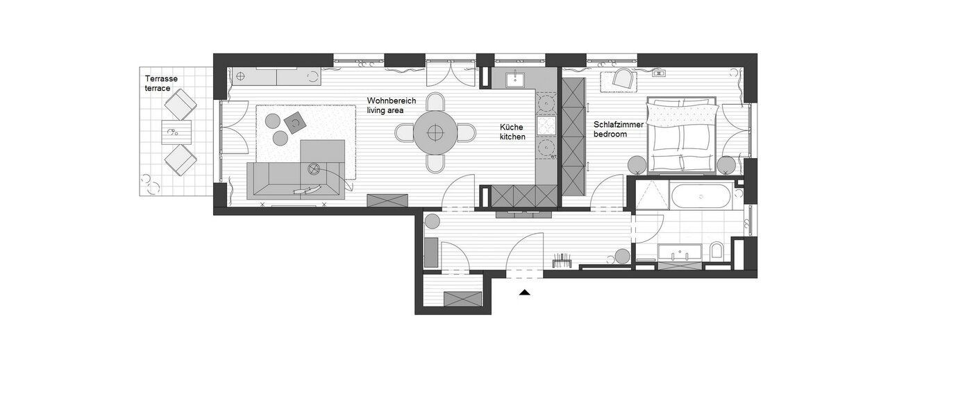 квартира Feldkirchen 01 план этажа 10282