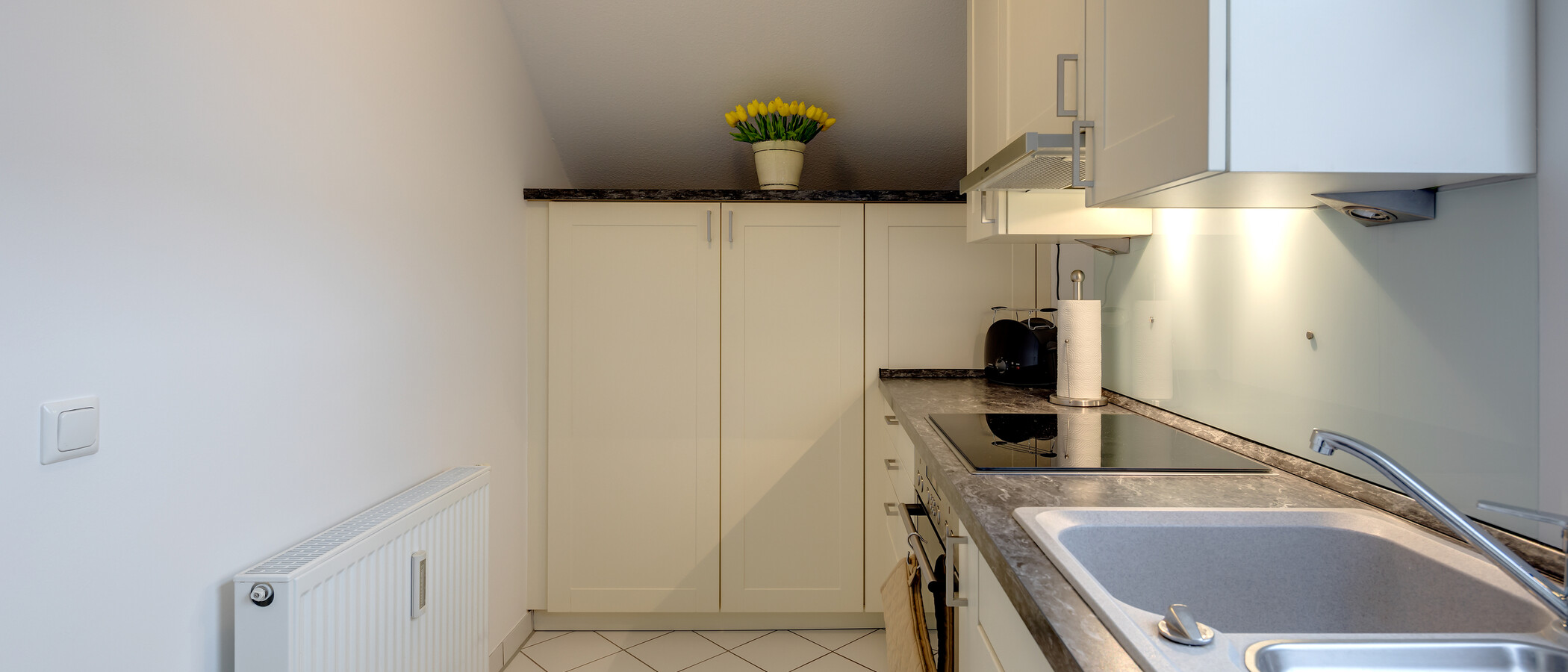 мансардная квартира München Trudering 03 кухня 10283