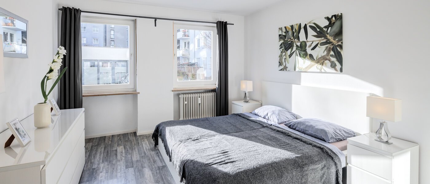 квартира München Obergiesing 01 спальная комната 10300