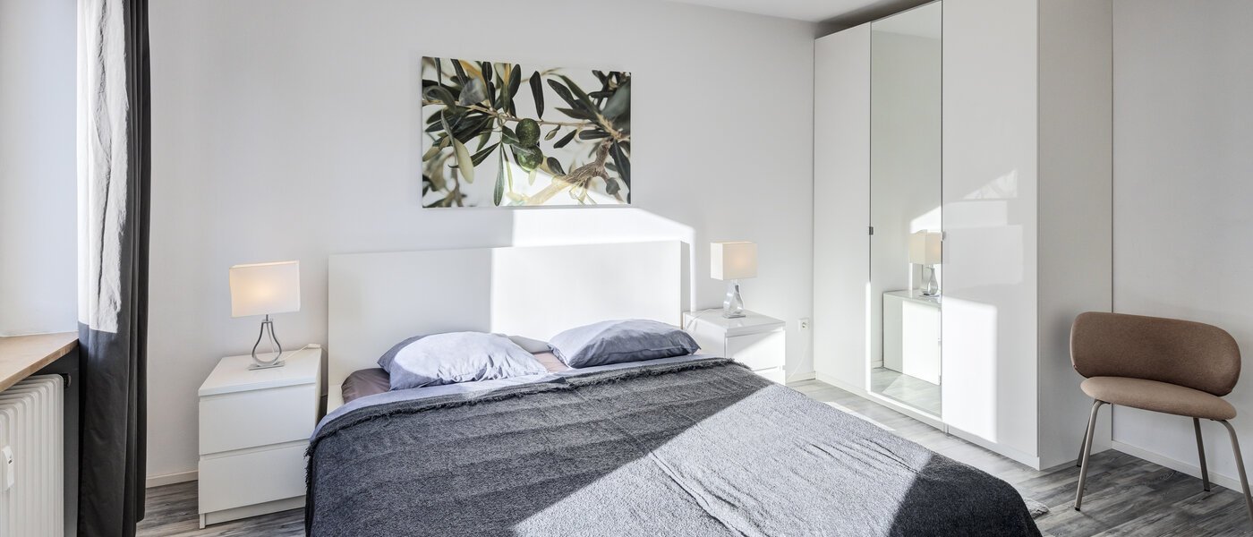 квартира München Obergiesing 02 спальная комната 10300