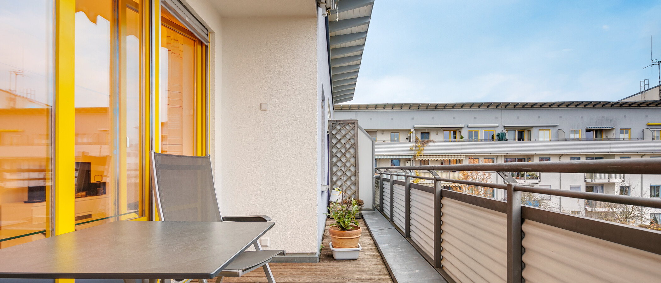 квартира München Messestadt Riem 02 балкон 10307