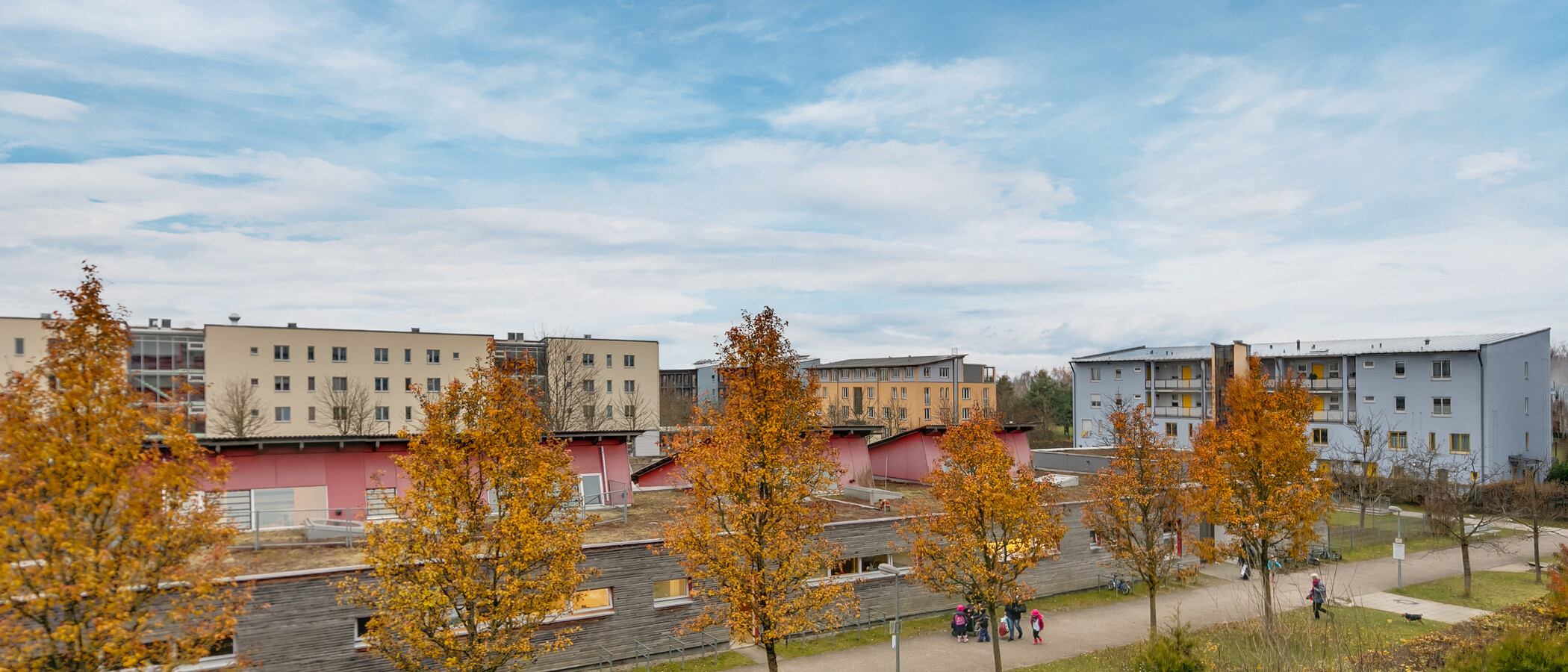 квартира München Messestadt Riem 01 вид из окна 10307