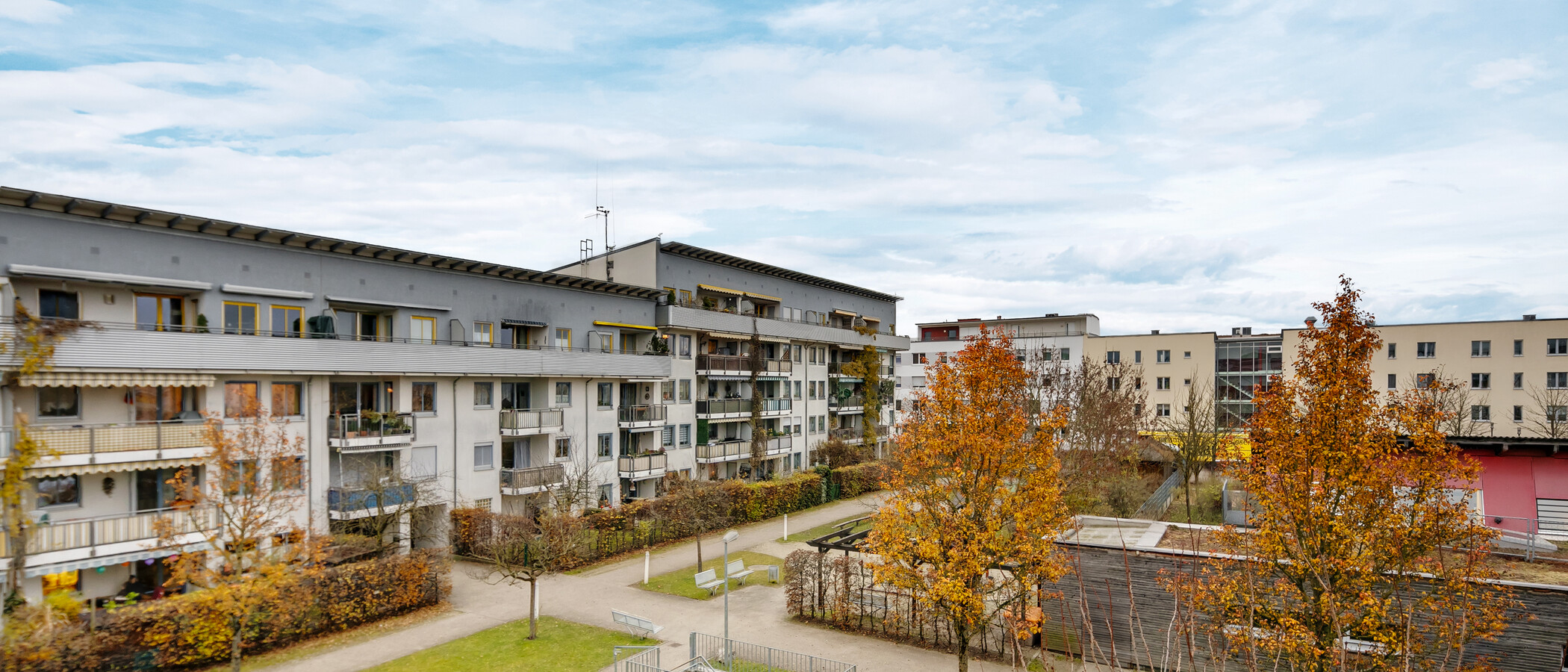 квартира München Messestadt Riem 03 вид из окна 10307