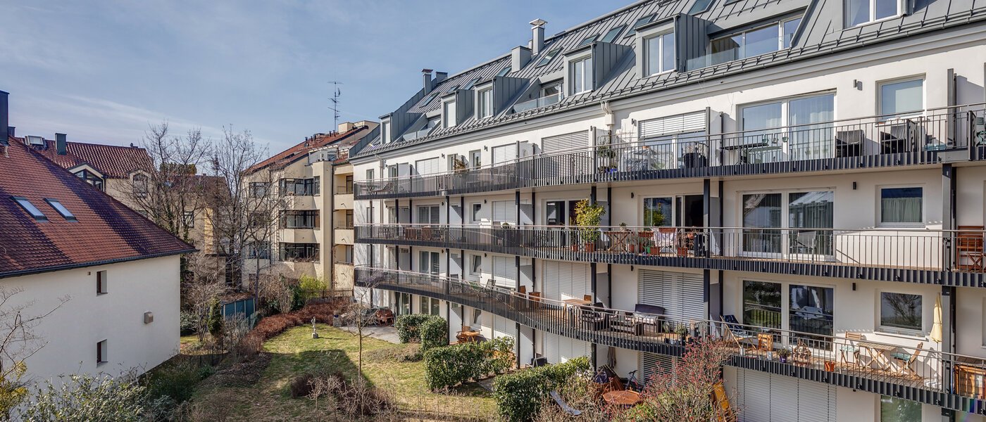 квартира München Nymphenburg 01 вид из окна 10315