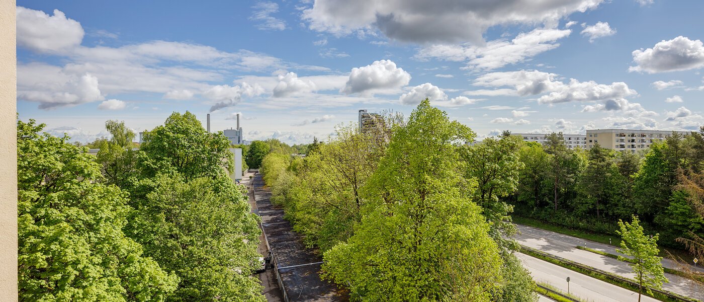 квартира München Oberföhring 01 вид из окна 10336