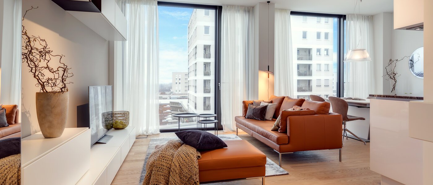 квартира München Nymphenburg 01 гостиная 10338