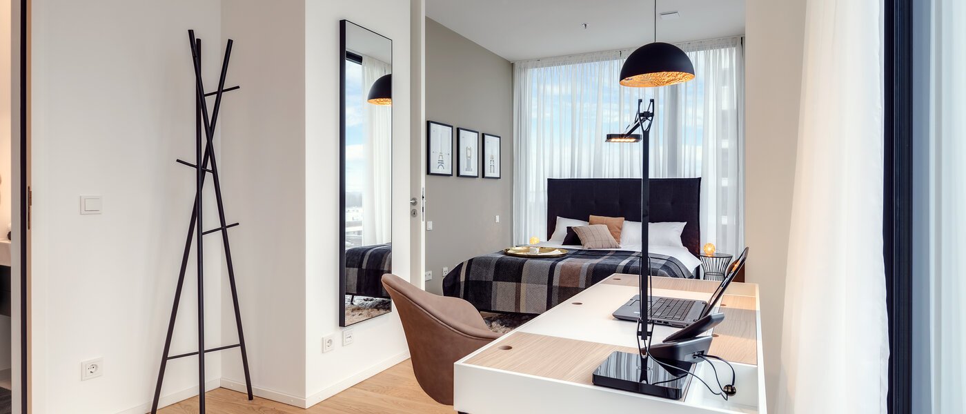 квартира München Nymphenburg 01 спальная 10338