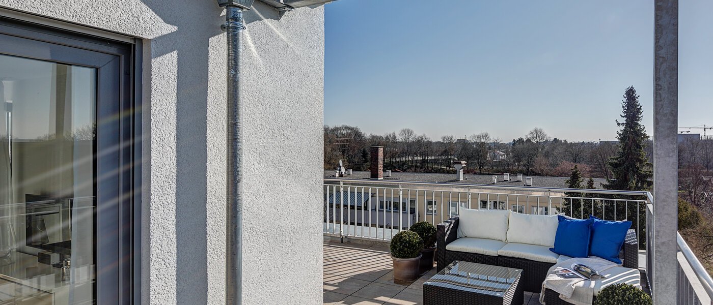 мансардная квартира München Ramersdorf 05 терраса 10340