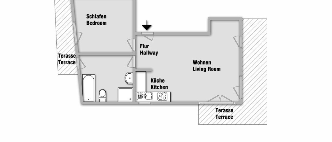 мансардная квартира München Ramersdorf 01 план этажа 10340