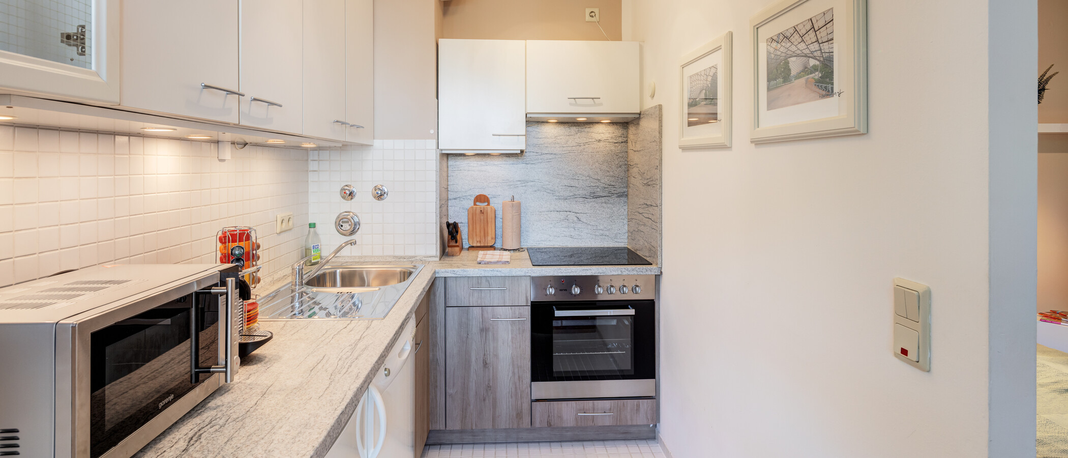 квартира München Maxvorstadt - Universitätsviertel 01 кухня 10343
