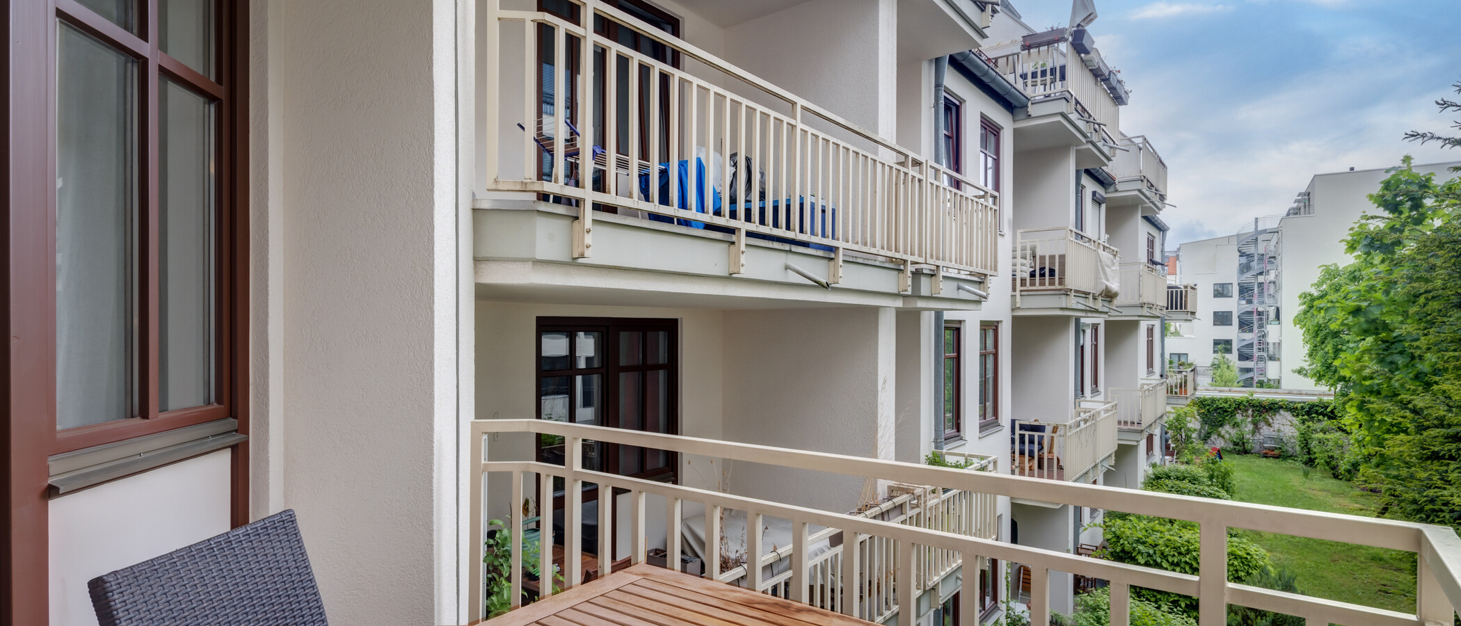 квартира München Maxvorstadt - Universitätsviertel 03 балкон 10343