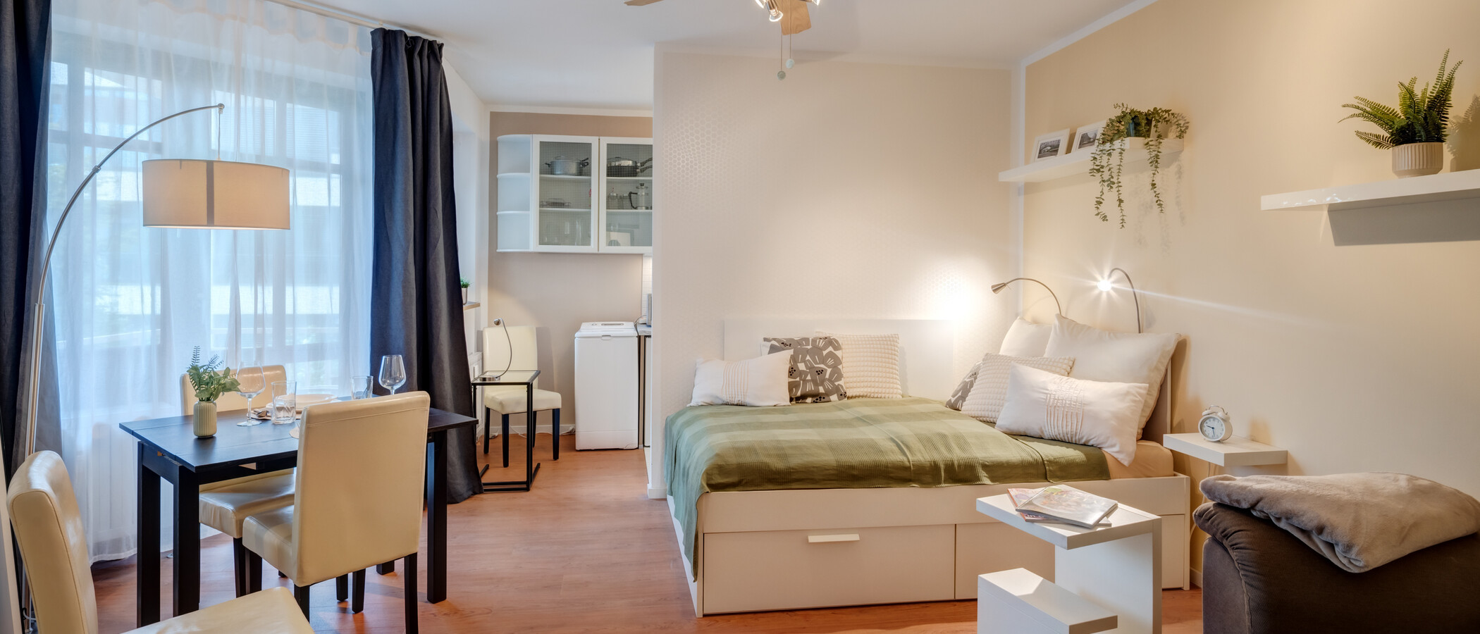 квартира München Maxvorstadt - Universitätsviertel 01 жилое пространство 10343