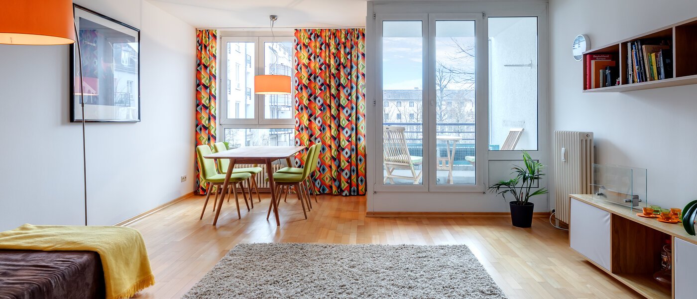 квартира München Haidhausen 02 гостиная 10345