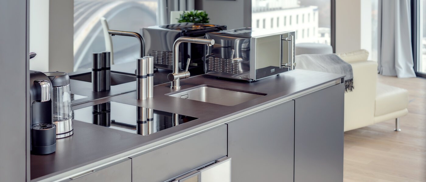 лофт München Nymphenburg 02 кухня 10348