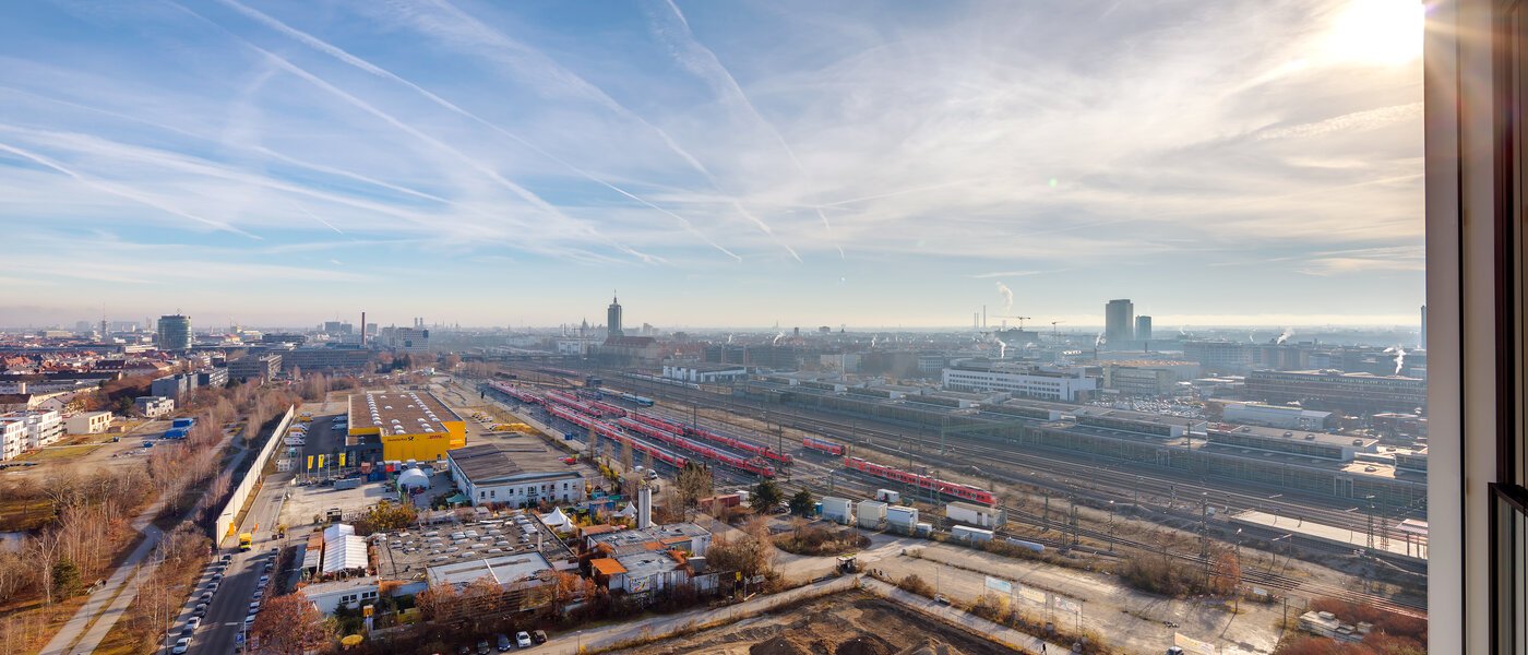 лофт München Nymphenburg 03 вид из окна 10348