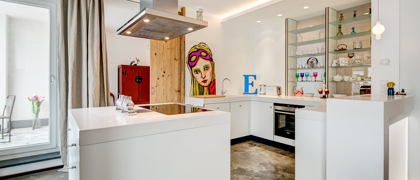 квартира München Maxvorstadt - Westen 01 кухня 10358