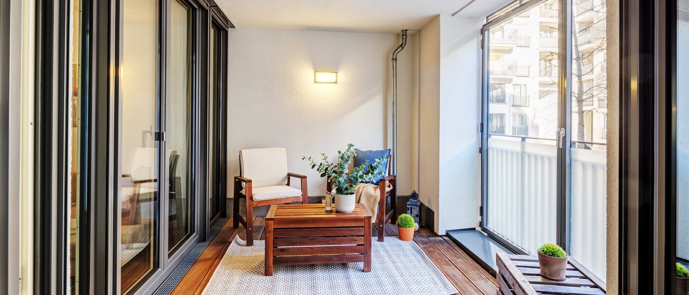 квартира München Maxvorstadt - Westen 01 лоджия 10381