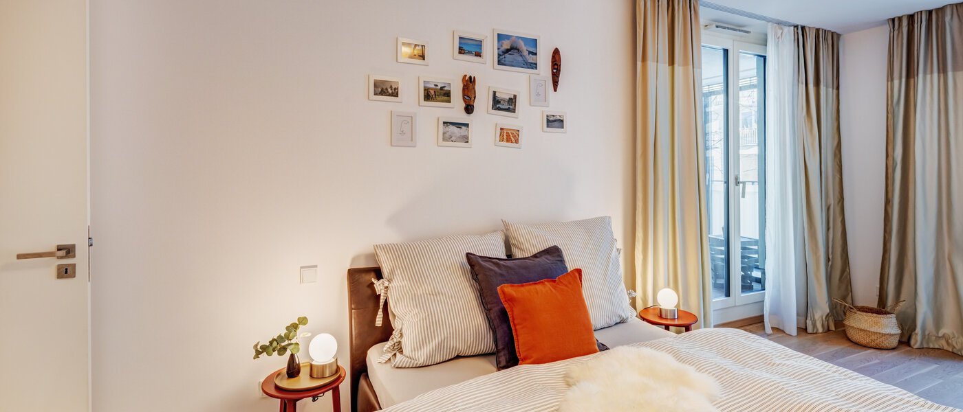 квартира München Maxvorstadt - Westen 03 спальная комната 10381