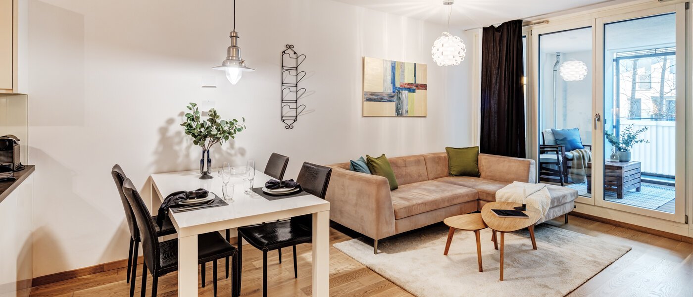 квартира München Maxvorstadt - Westen 01 жилое пространство 10381