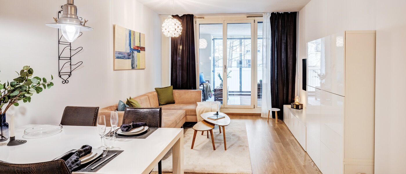 квартира München Maxvorstadt - Westen 03 жилое пространство 10381