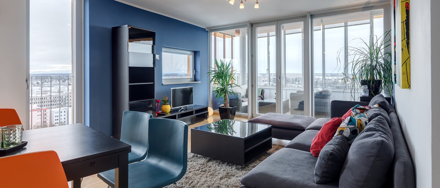 квартира München Obersendling 01 гостиная 10385