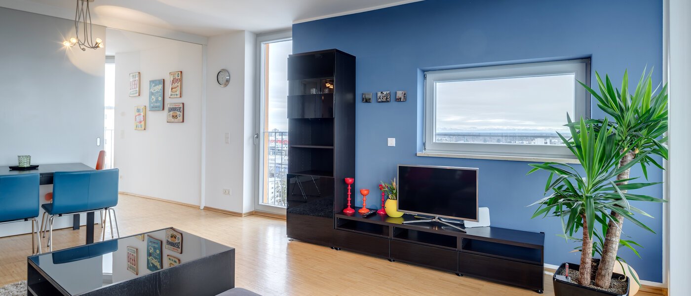 квартира München Obersendling 04 гостиная 10385