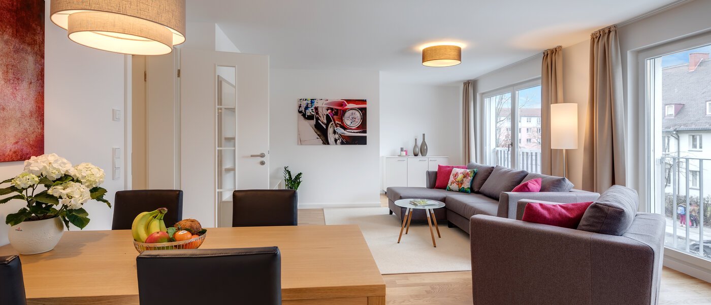 квартира München Am Hart 01 гостиная 10406
