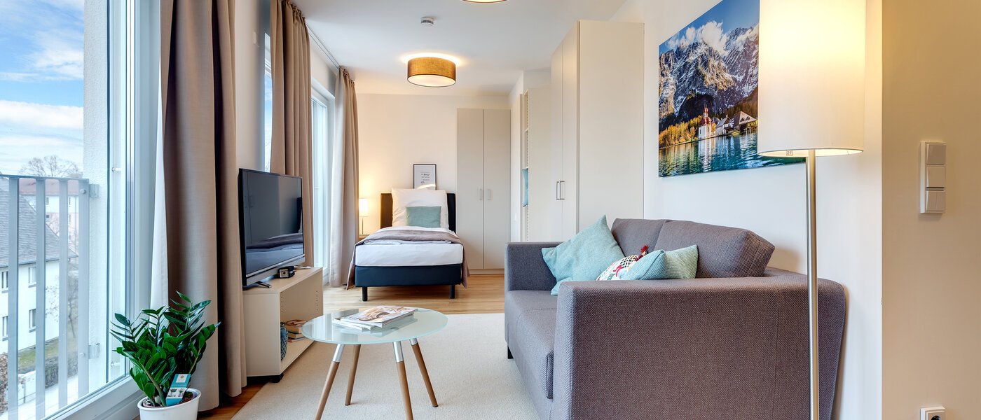 квартира München Am Hart 03 гостиная 10418