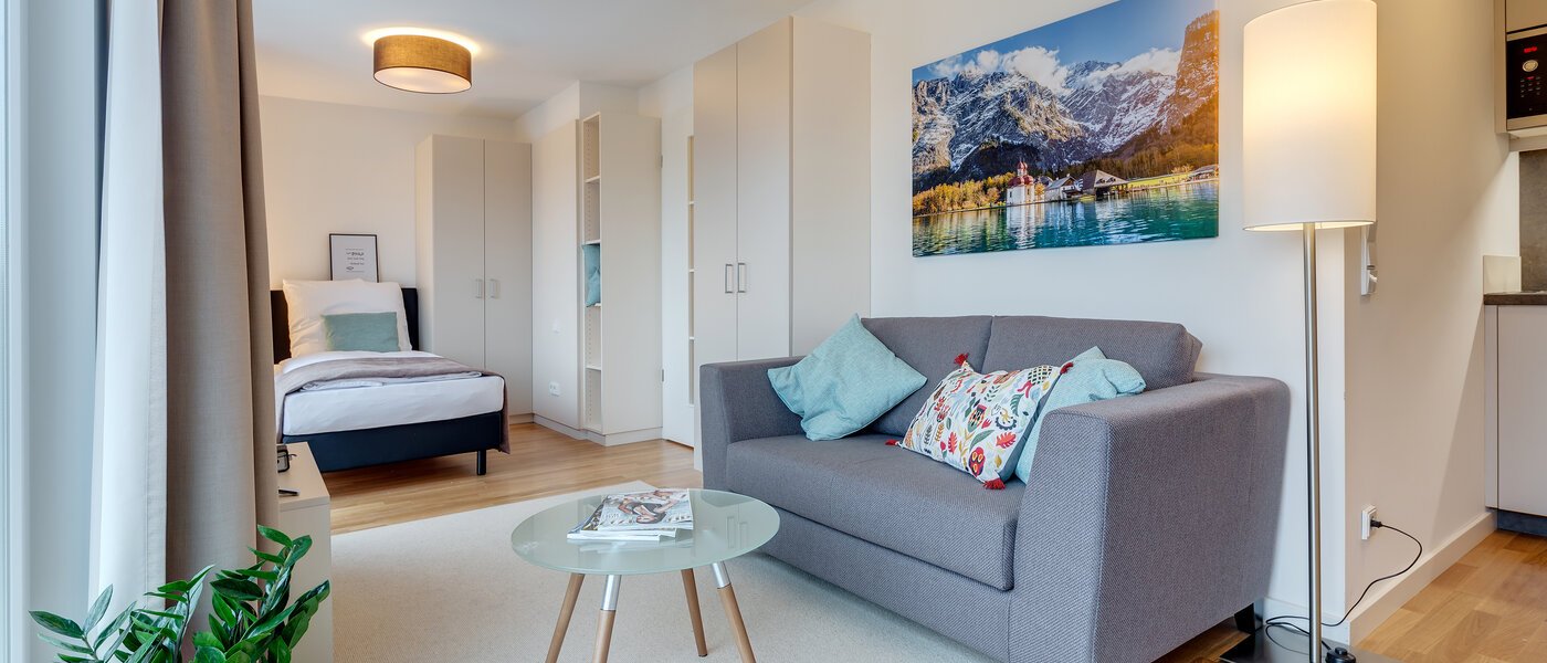 квартира München Am Hart 05 гостиная 10418