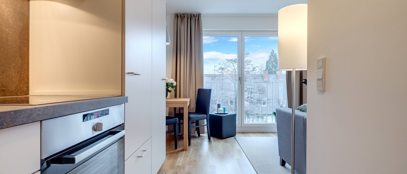 квартира München Am Hart 02 кухня 10418