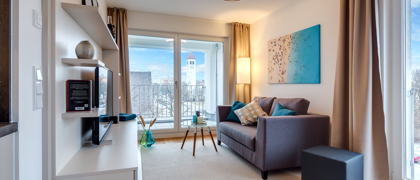 квартира München Am Hart 01 гостиная 10421