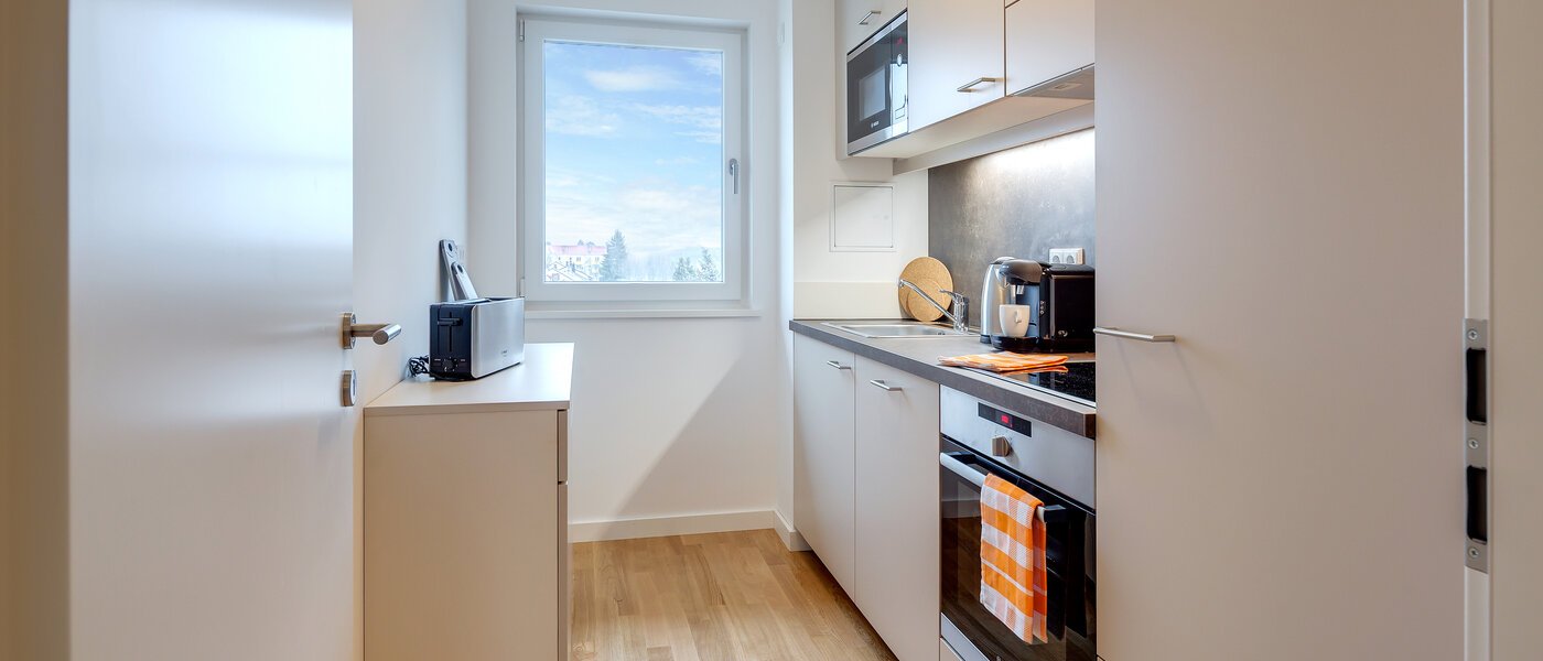 квартира München Am Hart 01 кухня 10423