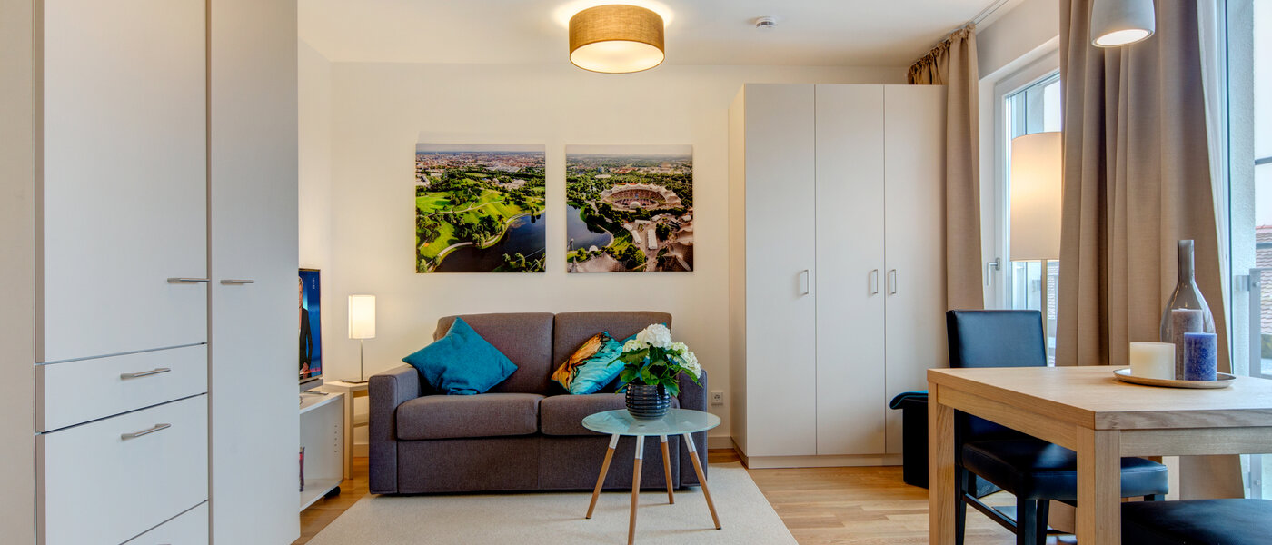 квартира München Am Hart 01 гостиная 10426