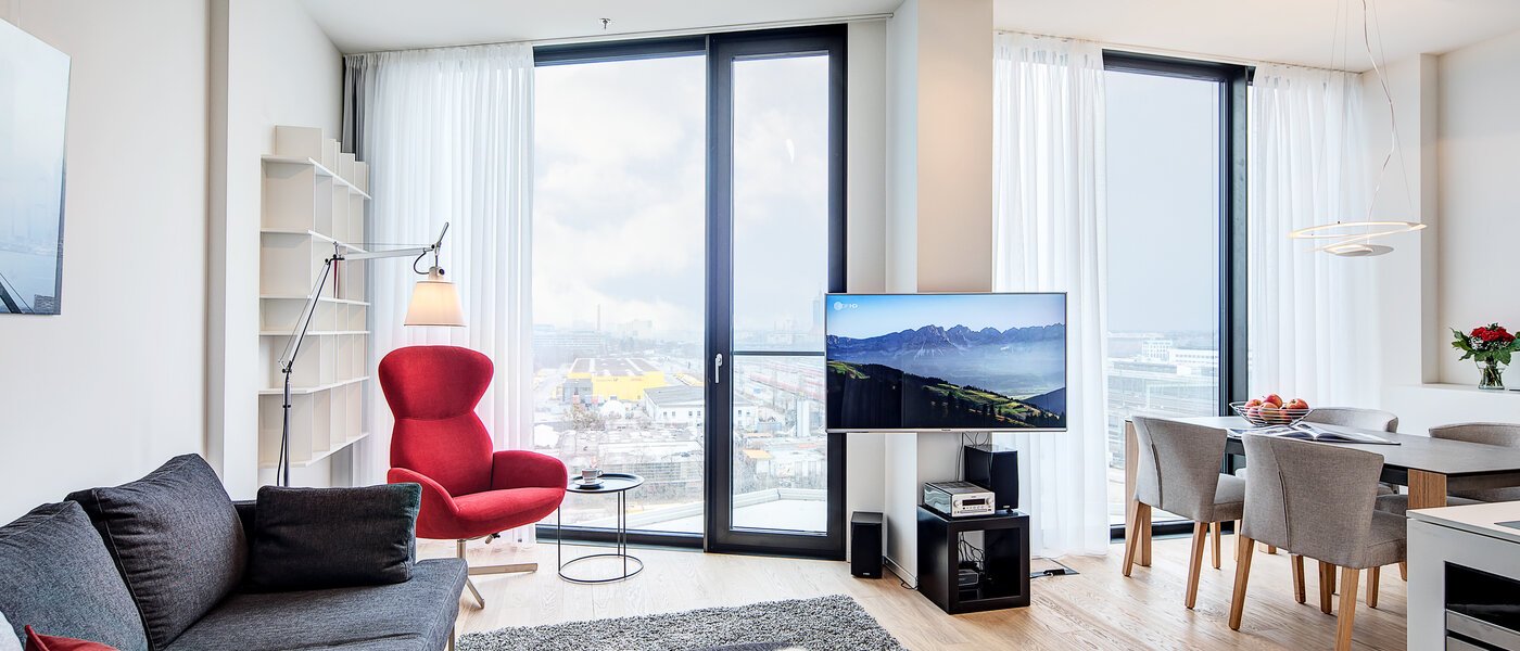 квартира München Nymphenburg 01 гостиная 10429